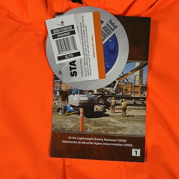 Pioneer Hi-Viz Light Weight Safety Rain Wear (150D) | XL - Picture 4 of 5